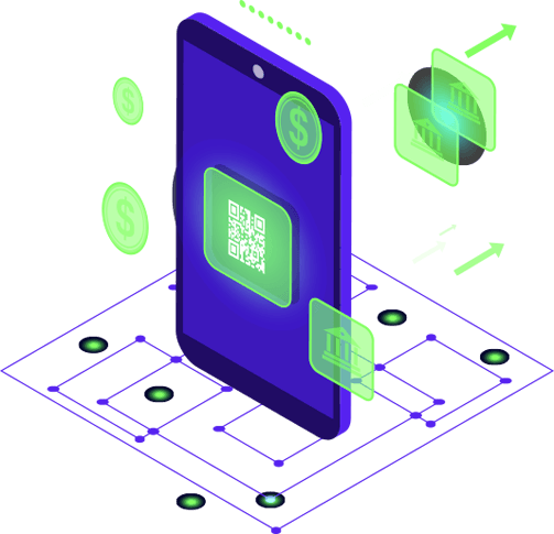 Smart Banking - foto de uma pessoa mexendo no celular com o texto na imagem: Smart Banking: Inteligência artificial, Cloud e Digital Twin